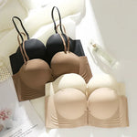 Front Buckle Underwear Convenient Anti Sagging without Shoulder Strap Women's Bras without Steel Ring Seamless Anti-sagging
