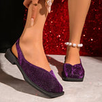 2026 New Low Heels Sandals Slip on Summer Shoes for Women Trend Fashion Platform Women