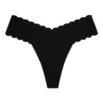 Ice Silk Women Panties Seamless Sexy G String Thong Underwear T Back Sports Yoga Girls Briefs Underpants Plus Size S-XL