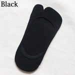 Summer Thin Non-slip Invisible Low Cut Boat Sock for Women Two Finger Socks Solid Breathable Cotton Tabi Socks Comfortable