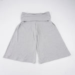 American knitted mid-waisted trousers, simple low-waisted straight loose casual trousers