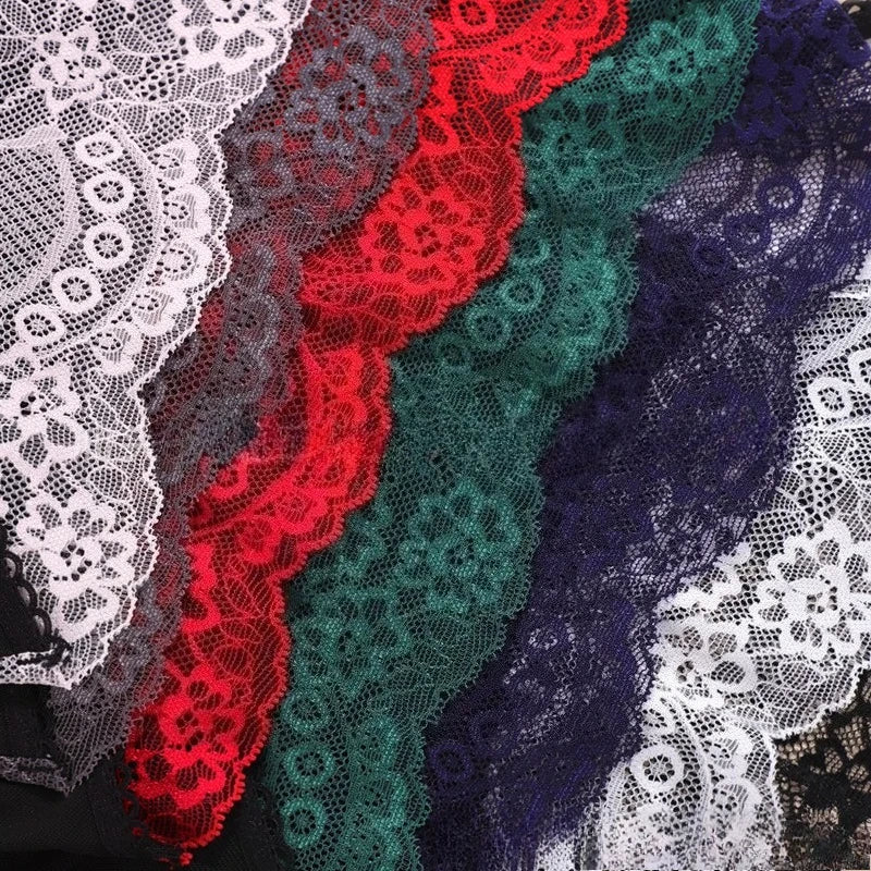 1PCS Sexy Lace Bow Lady Briefs Floral Patchwork Panties Breathable Female Underpants Elegant Lingerie Women Panties Underwear