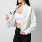 Fashion Winter Women Warm Loose Pocket Zipper Long Sleeves Sports Casual Outdoor Gym Women Jacket