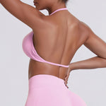 Hearuisavy Sports Bra Woman Gym Tops Sportswear Female Underwear Yoga Clothes Breathable Fitness Crop Top Push Up Workout Bras