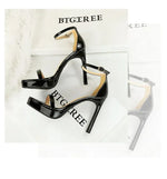 Women's High Heels Thin Heel Waterproof Platform Sandals Fashionable for Skirts New Model Shoes for Shows Summer Collection