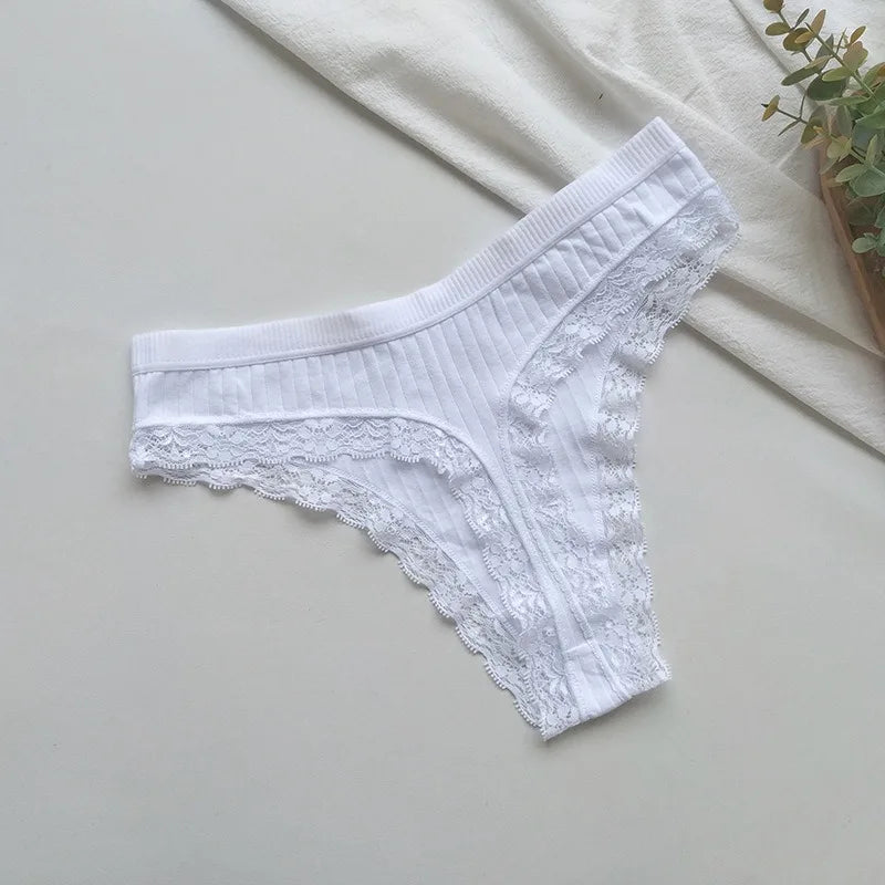 3Pcs/Set Cotton Panties Women G-string Female Underpants Sexy Lingerie Seamless Underwear Low Rise Panties M-XL Intimates