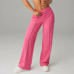 STOUREG High Waisted Yoga Pants for Women, Loose Wide Leg Workout Trousers with Pockets for Running and Outdoor Exercise