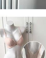 Summer Hot Sale! Front Closure Compression Bra for Small Bust - Sexy Lace Back Push Up Bralette, Lightweight Invisible Comfort