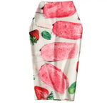 Spring Summer Women Y2K High Waist Midi Pencil Chiffon Skirts Slim Bodycon Vintage Hip Raise Korean Fashion Clothes UOV5