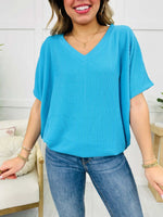 Women's Tops Summer Multi-Colour V-Neck Short Sleeve T-Shirt Casual Suit Loose Shirt Top Women's Clothing