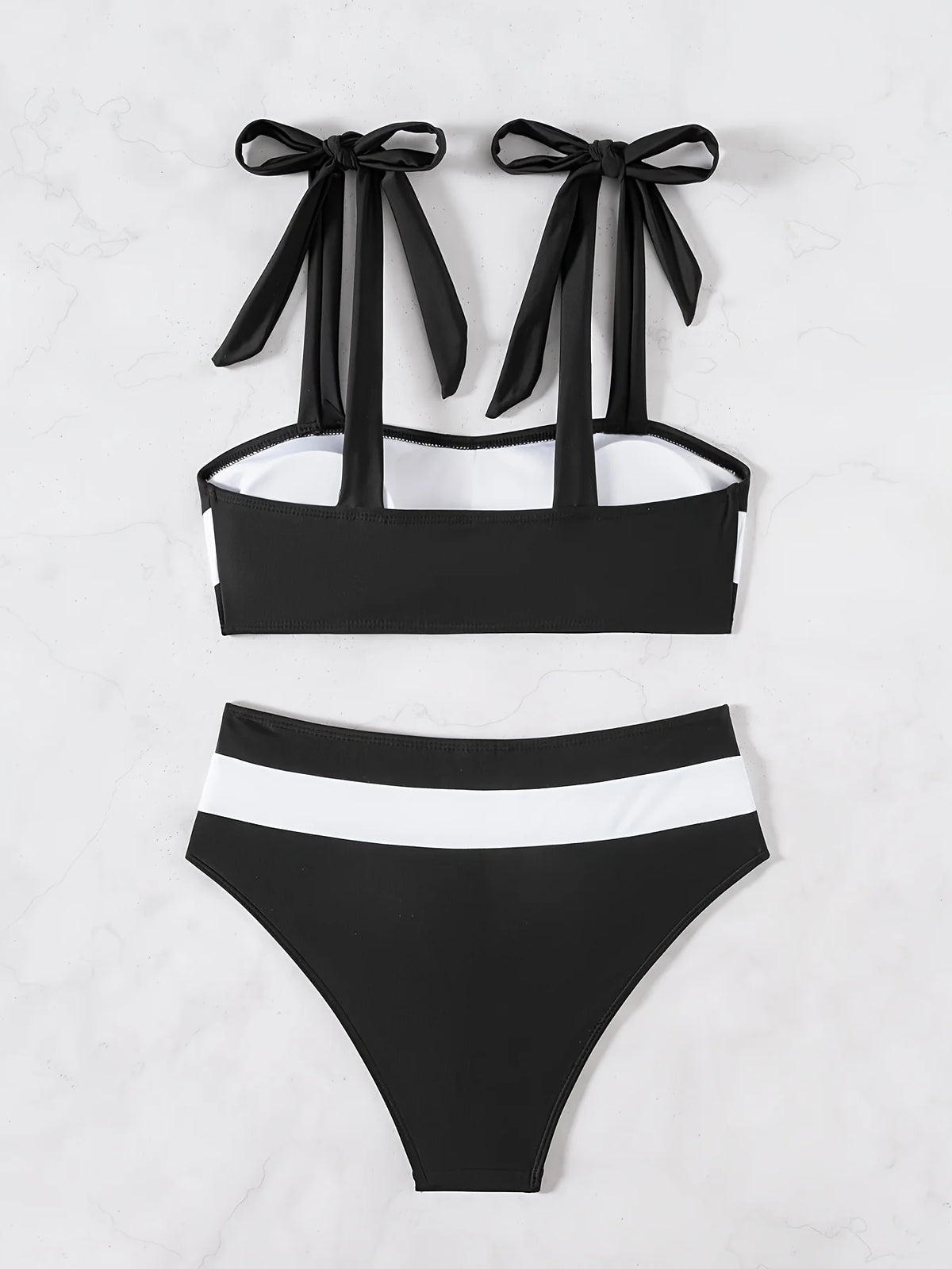 ZTVitality Sexy Patchwork Bikini Set 2025 New Arrival Biquini Bandage Padded Bra Push Up Swimsuit Women's Swimwear Beachwear