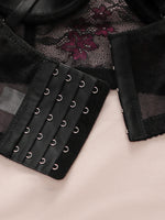 Chinese style new Chinese lace underwear floral bra half cup gathering pull up women's bra underwear B6131