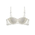 Women's Bras Sexy Lace Half Cup Push Up French Style Lingerie Solid Soft Deep V Top Breathable Comfortable Closure Thin Bralette
