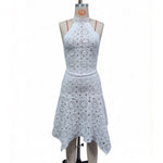 New Hollow Out Crochet Knitted 2 Pieces Suits Tunic Beach Cover Up Cover-ups Beach Dress Beach Wear Beachwear Female Women V8391