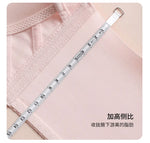 Spring And Summer New Five-breasted Thin Hole Cup Breathable Bra Without Underwire, Breast-proof Sagging Underwear Looks Thin Bh