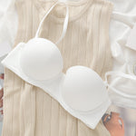 7 Color Women Seamless Underwear Sexy 1/2 Cup Push Up Bra Cotton Comfortable Underwie Brassiere Plus Size CD Cup Female Lingerie