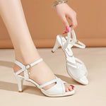 Sandals for Women'sNew Summer Elegant Temperament High Heels Coarse Heels Fish Mouth Breathable Comfortable Fashion Pumps