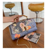 Vintage Bamboo Top Handle Bag Classic Mother Chic Lady Bags Women Shoulder Crossbody Bag Chain Bags Women's Handbags Purses