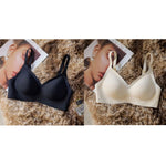2Pcs/Set Women Seamless Bra Sexy Lingerie Support Non-wire Padded Bras Adjust Shoulder Straps Comfort Intimates S-XXL