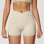High Waist Yoga Shorts Naked Feeling Fitness Tights Women Sport Biker Shorts Tummy Control Short Legging Female Slim Yoga Shorts