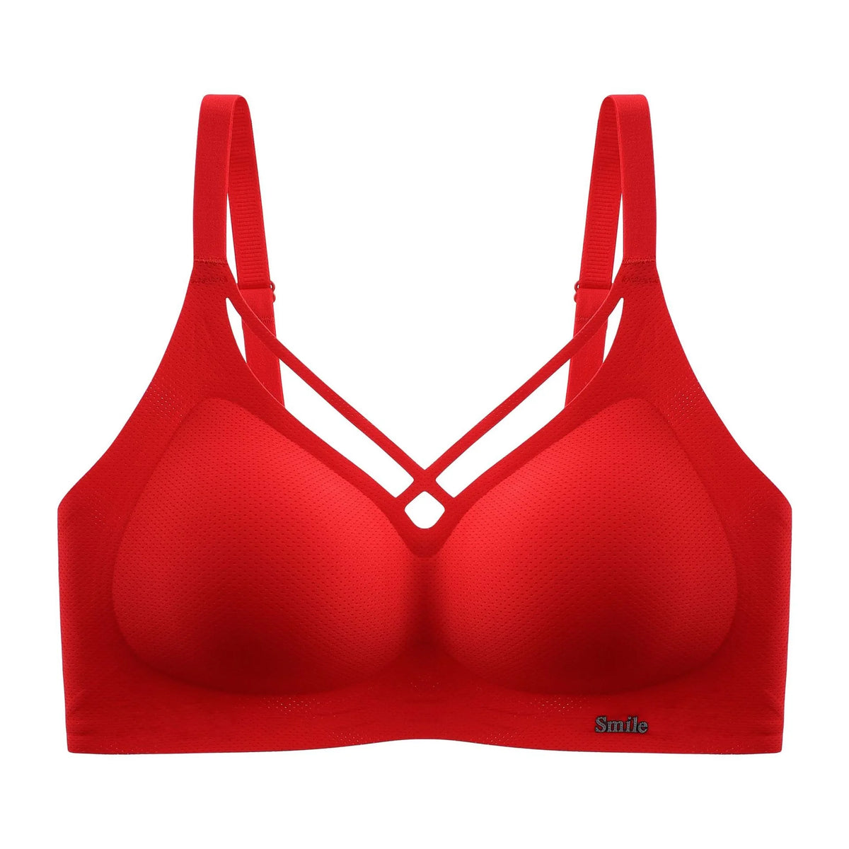 Traceless Half-Fixed Cup Women Underwear Thin Jelly Soft Support Anti Drop Adjustable No Steel Ring Super Soft Solid Color Bras
