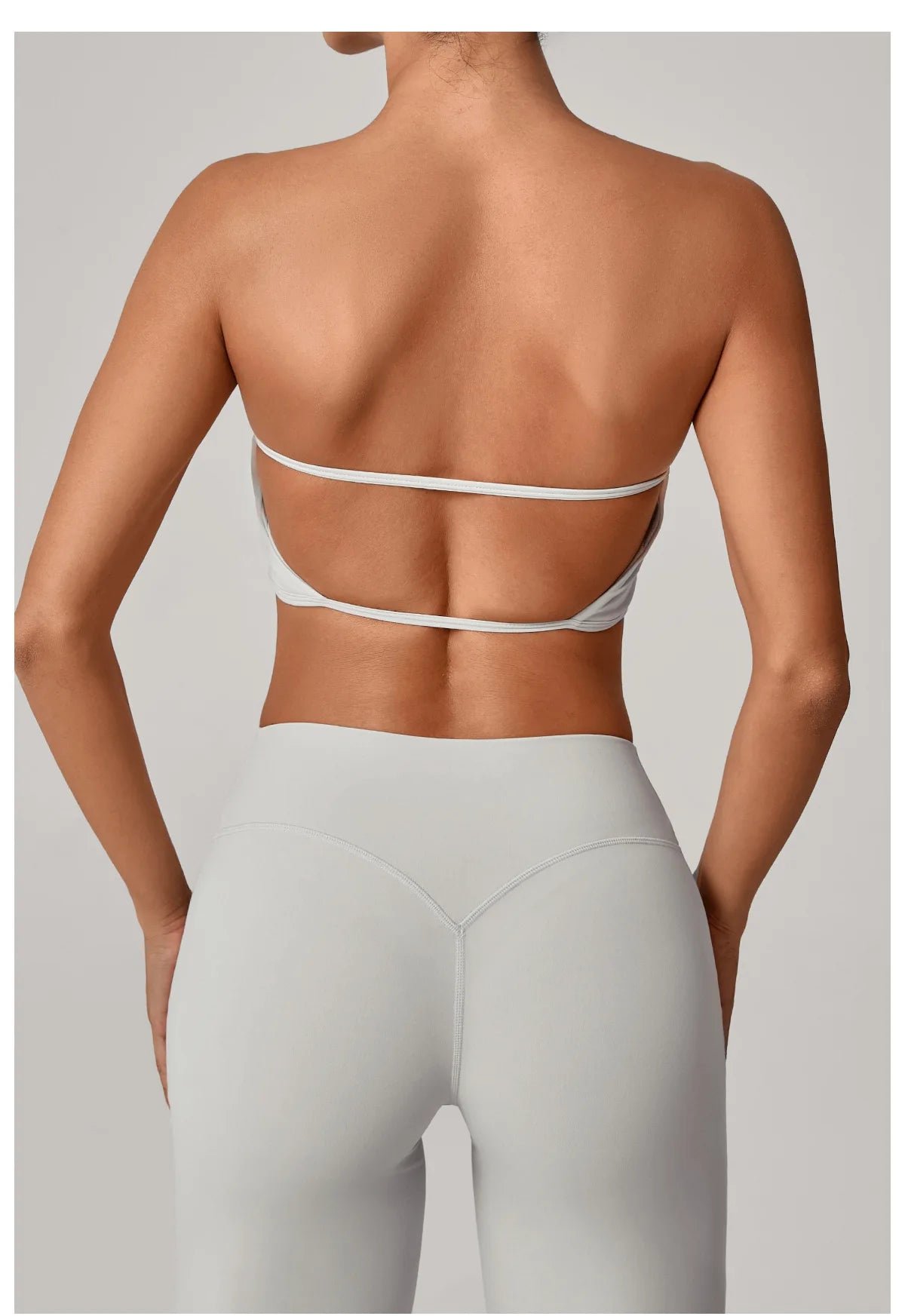 Women Strapless Sports Bra Gym Top Quick-Drying Yoga Clothes Women Tube Top Fitness Chest Wrap Underwear Workout Bra Female