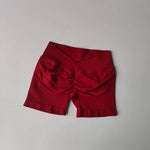 High Waisted Seamless Shorts Gym Shorts Women Fitness Sports Low Ribbed Band Workout Scrunch Butt Yoga Booty Running Short Pants