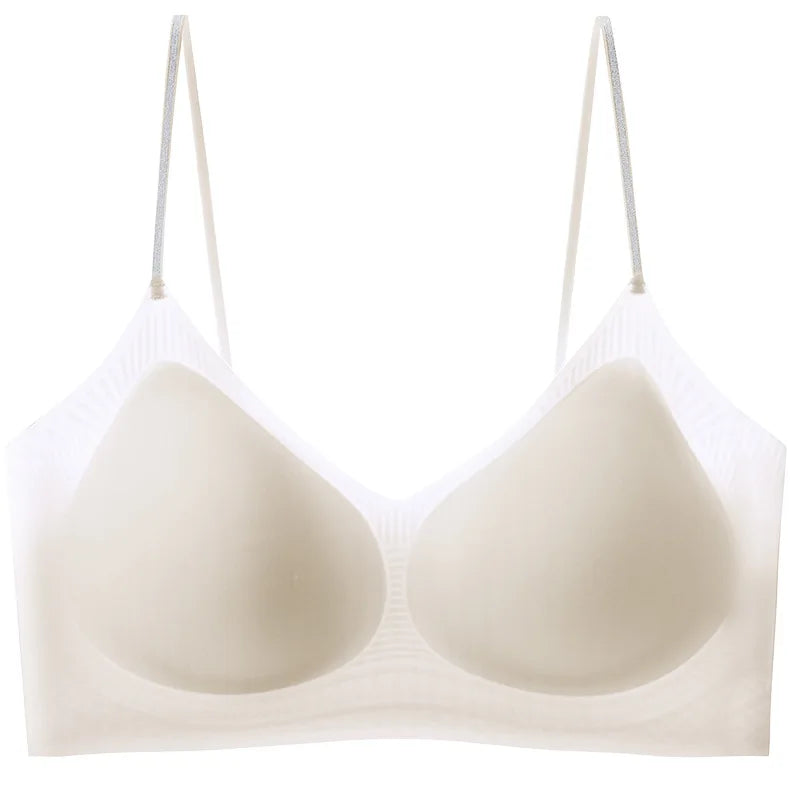 2026 Summer Seamless Ultra-Thin Ice Silk Bra Women Sexy Push Up Bra Intimates Wireless Bralette Underwear Brassiere