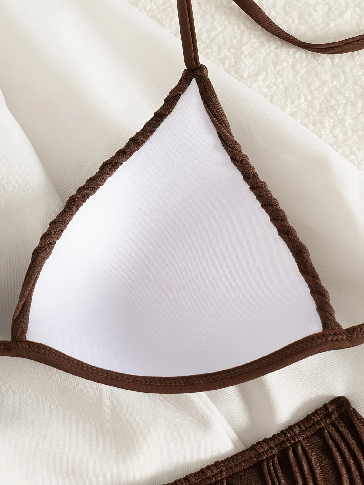ZTVitality Sexy Solid 2 Piece Bikini 2026 New Arrival Padded Bra Bandage Halter Swimsuit Women Swimwear Summer Beachwear Biquini