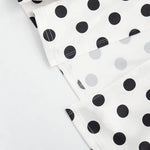 FDYOUI Elegant Bandage Polka Dot Patchwork Evening Dresses Women's 2026 Summer Off Shoulder High Slit Pleated Long Party Dress