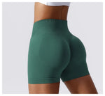 Summer Seamless High Waist Yoga Shorts Elasticity Sports Leggings Women Breathable Cycling Shorts Buttock Lift Gym Shorts Women