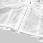 Phantasy Sexy Lace See through Crop Top Women Fashion Floral Embroidery Black Tank Top Night club Dress up 2026 Summer Outfit