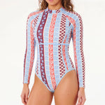 New Long Sleeve One Piece Swimsuit 2026 Sexy Swimwear Women Surf Swim Suit Push Up Bathing Suit Beachwear Monokini Bath Suits