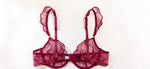 wholesome but hot French Lace Bra Set Flower Embroidery Ultra Thin Push Up Wirefree Niche Comfort CA Delivery S-XL MOYISU 32-38