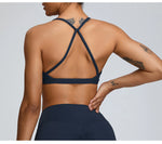 Summer Sexy Scrunch Sports Bra Gym Top Women Running Back Cross Top Sportswear Workout Underwear Fitness Workout Yoga Clothing