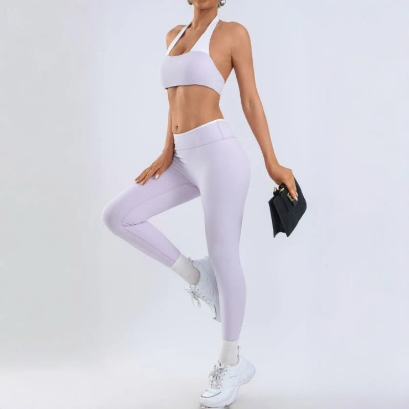 Women's Yoga Sets Fitness Sports Gym Slim Fit Hip-lifting Beautiful Back Suits Workout Casual Running Training Sets