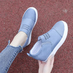 Women Ankle Boots Wedges Vulcanized Platform Autumn Female High Heel Height Increasing Shoes Ladies Fashion Casual Plus Size741