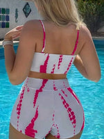 2026 Print High Waist String Two Piece Bikini Women Swimwear Female Swimsuit Bathers Bathing Swimming Suit Beachwear Summer