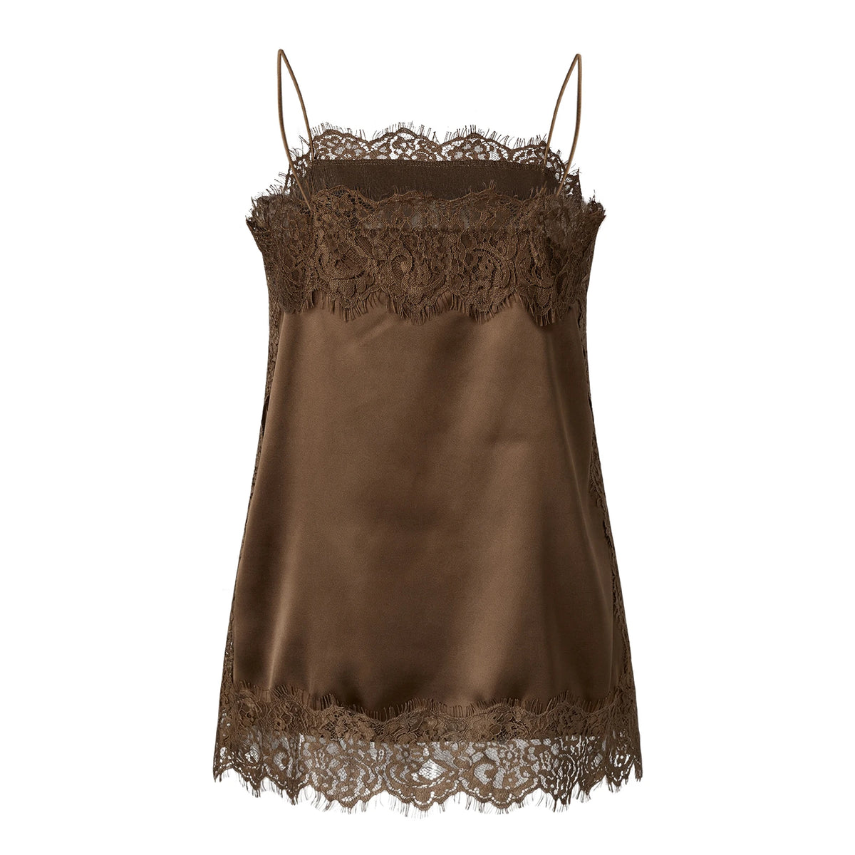 Women Camisoles Solid Color Lace Trim Spaghetti Strap Casual Tank Tops Summer Fashion Sleeveless Vests Streetwear