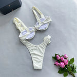 DEKA Brazilian Micro Floral Bikinis Set New Women Thong Swimsuit Sexy Female Push Up Swimwear Bathing Biquini Swimming Suits