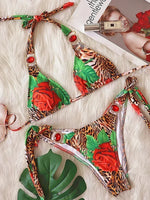 Halter Crystal Rhinestone Diamond Bikini 2026 Female Swimsuit Women Swimwear Two Pieces Bikini set Brazilian Bathing Suit Swim