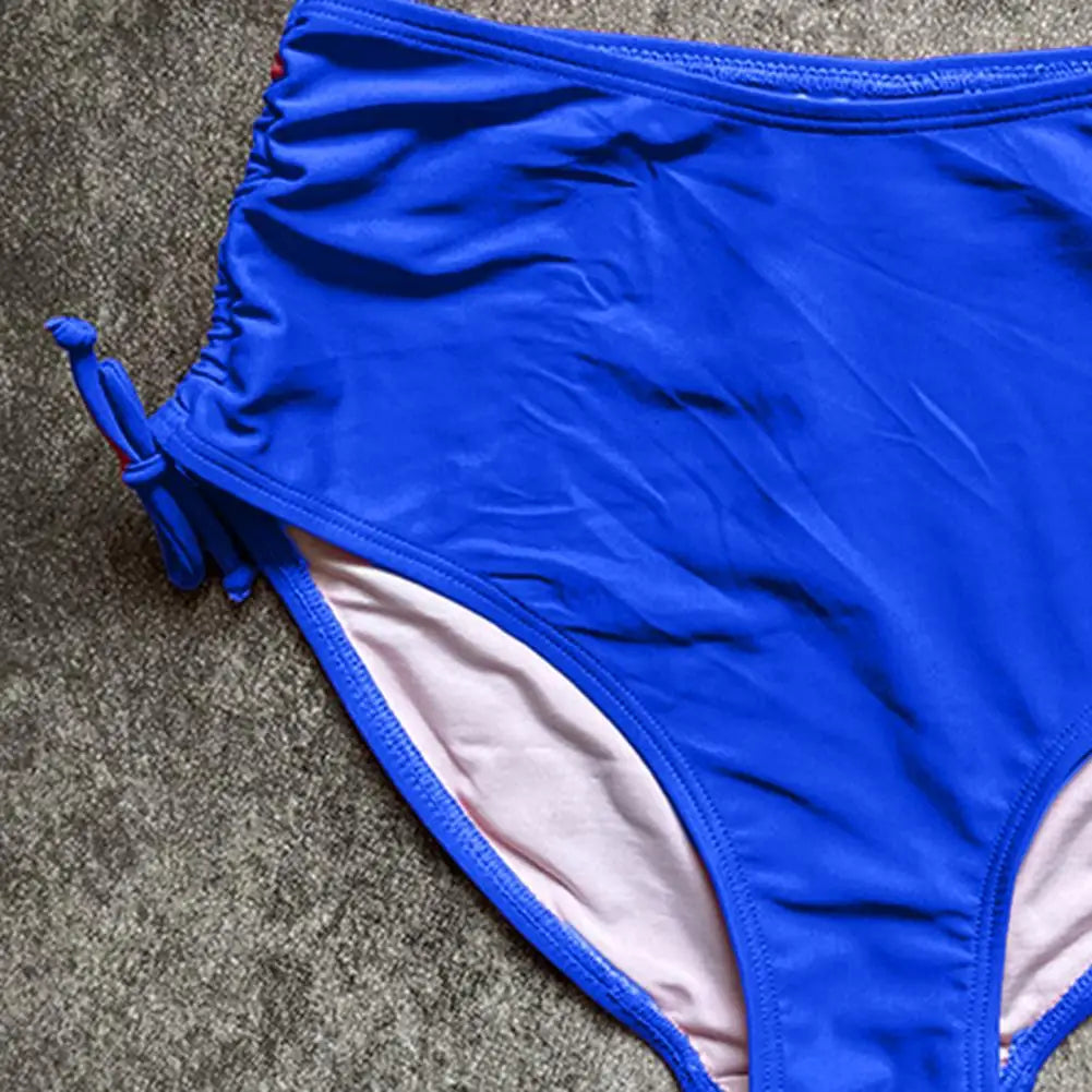 Bathing Suit Board Shorts Women Swim Shorts V Cut Drawstring Bikini Swimsuit Bottom Adjustable Ruched Side Boyshorts