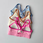 Women's Summer Shock-absorbing Running Yoga Tank Top with a Beautiful Contrasting Sports Bra and a Professional Pilates Bra