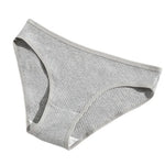 4Pcs/Set Cotton Panties For Women Low Rise Underwear Breathable Briefs Solid Color Sports Underpants Female Lingerie