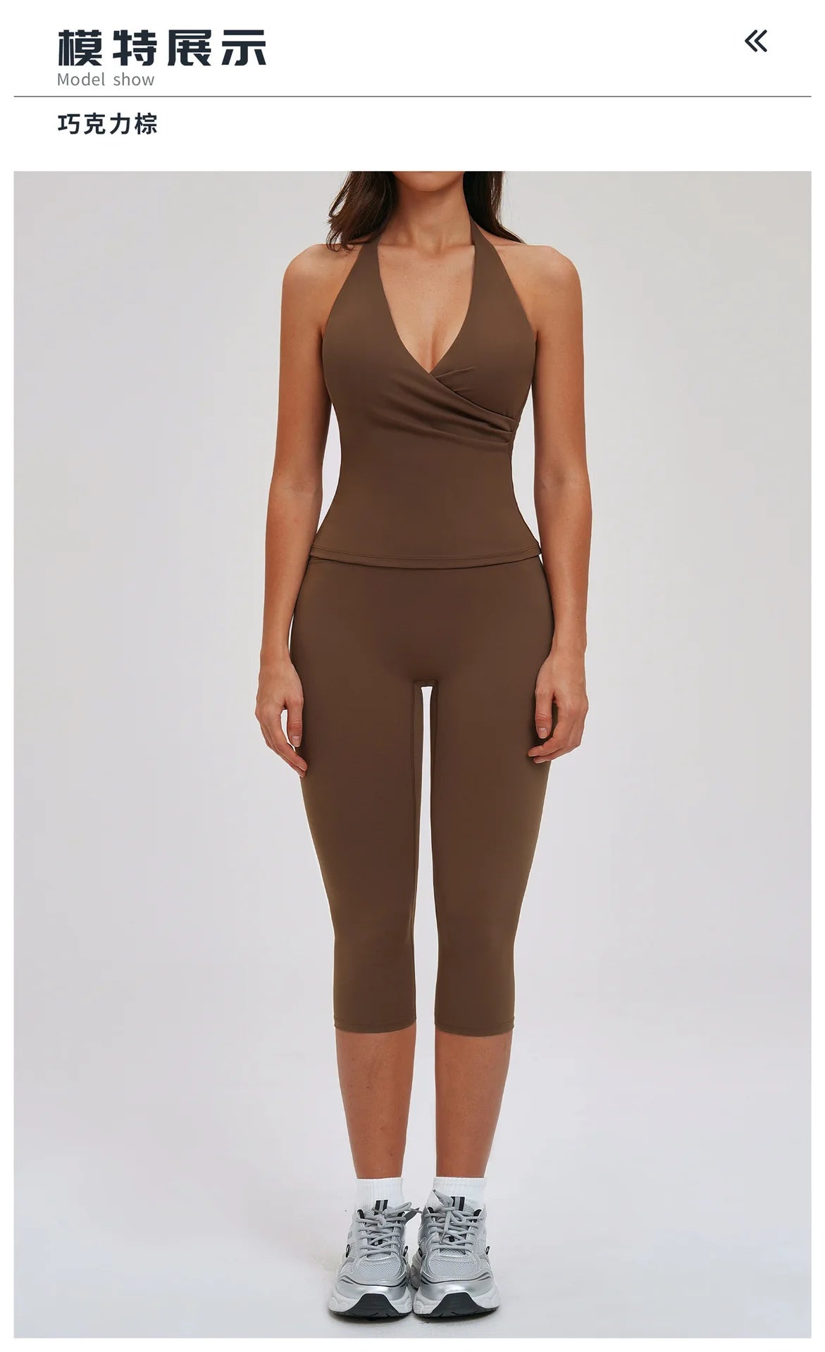2PCS Workout Set Women Yoga Sets V Neck Cross Slim Sports Tank Top Athletic Wear Outdoor Tight High Waist Leggings Fitness Suits