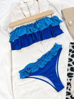 2026 Sexy Bikini Bandeau Women Swimwear Swimsuit Push Up Patchwork Ruffle Bikinis Set Bathing Suit Beach Bikini Female Banadores