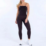 NCLAGEN Yoga Sets Women 2 Piece Gym Clothes Defy Longline Strappy Top And Defy Leggings Fitness Suit Pilates Workout Sportswear