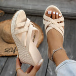 New Women Fashion Wedge Sandals Casual Platform Sandals Trend Thick Sole High Heel Shoes for Women