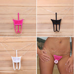 DEKA Women Hollow Out Seamless Mesh Mini Micro Bikinis Set Open Crotch Transparent Swimsuit Beachwear Sunbath Exotic Lingerie