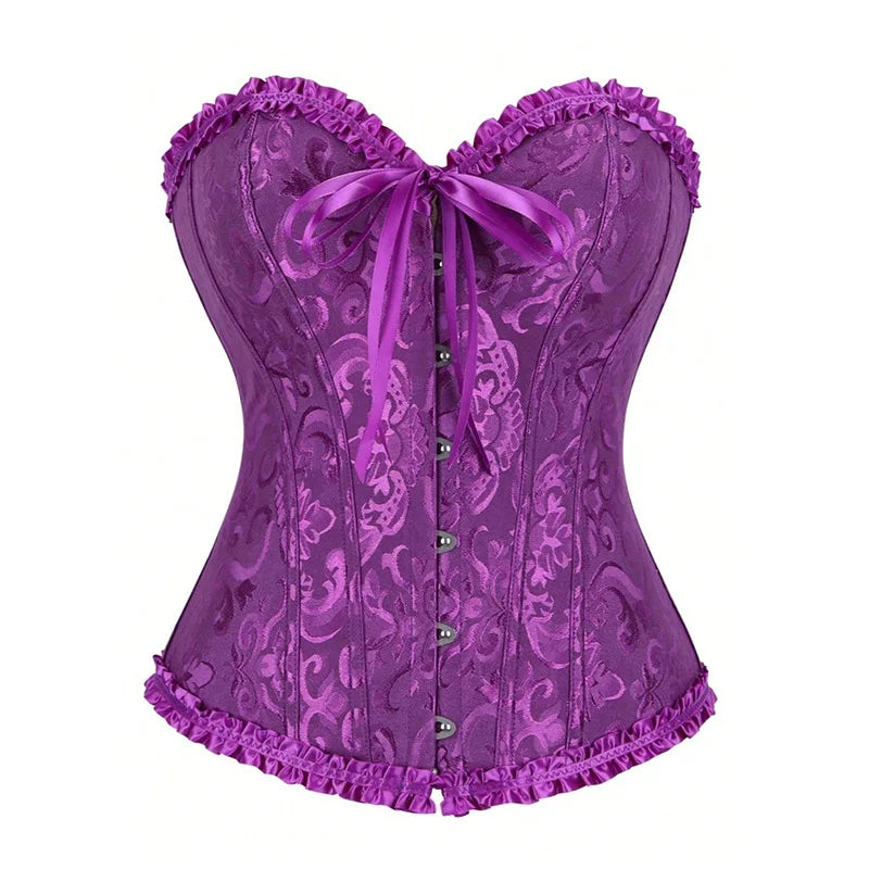 Charming Corset Quick Sexy Bone Corset Waist Slimming Chest Support Gathering Waist Slimming Gathering Waist Tight Corset 51U2